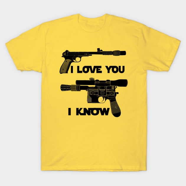 I Love You, I Know T-Shirt by DistractedGeek